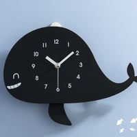 クジラインテリア時計｜壁掛け時計 -15.5cm×25.5cm　CH-1027