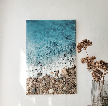 「海辺のささやき」ウォールアート