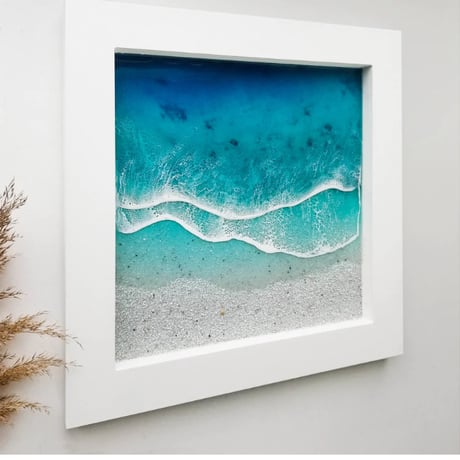 「静寂の潮流」ウォールアート