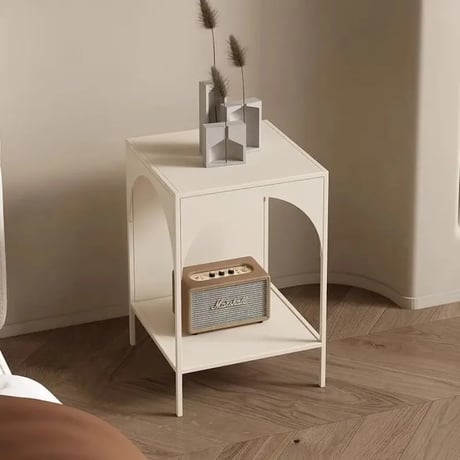 シンプル　ベッドサイドテーブル　-C-307