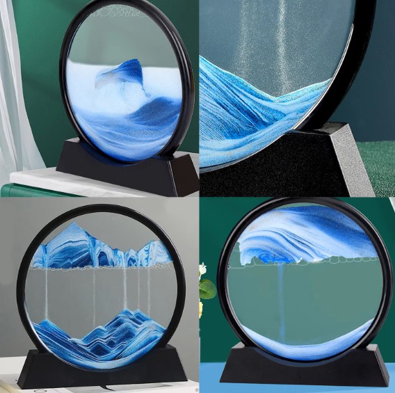 海が感じられる砂時計アート -KR-1015 | glassi