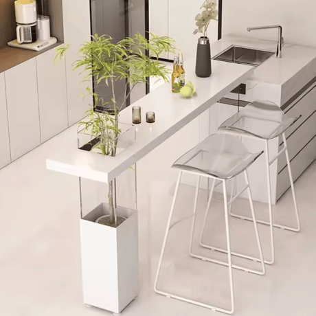 植物と暮らす　モダンボタニカルハイテーブル　C-20