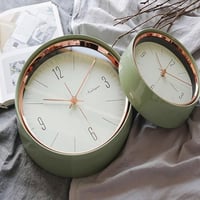 モダンウォール時計（グリーン）｜壁掛け時計