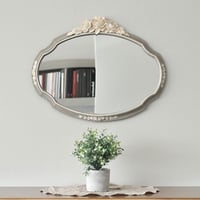 フレンチクラシックフラワーミラー ｜ ミラー 鏡 51.5cm×65.5cm