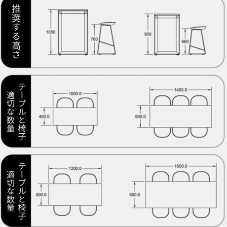 ふんわり マシュマロハイテーブルセット Cタイプ C-003