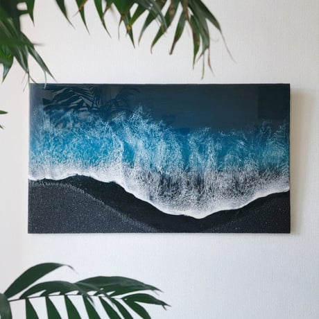 「海の泡の戯れ」ウォールアート