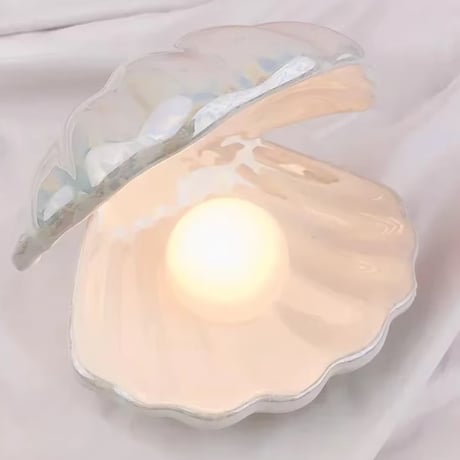 シェルのライト付きジュエリートレイ　-KR-1036
