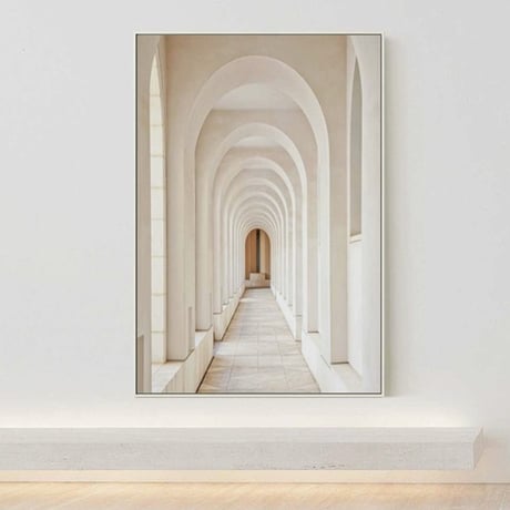 ヨーロピアンアーチ回廊  アート絵画｜アート 絵　CH-1163