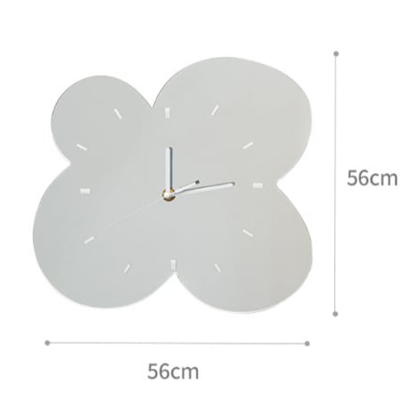 ブロッサムウォールミラー時計｜壁掛け時計-56cm