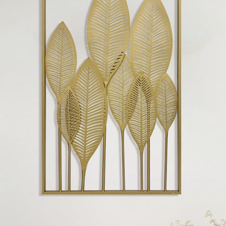 ゴールドリーフアート｜ウォールアートウォールデコ -52cm×84cm