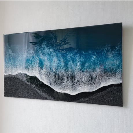 「海の泡の戯れ」ウォールアート