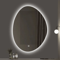バスルームをおしゃれ空間に　輝くLEDミラー　-C-132