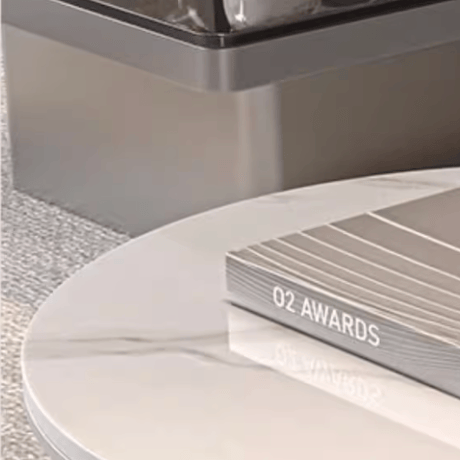 曲線が美しい　モダンサイドテーブル　-C-359
