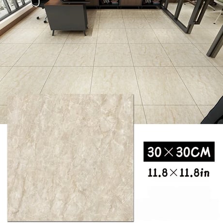 大理石調　床タイル　PVC　置くだけ　簡単　DIY　30㎝×30㎝　カラー各種　20枚１セット　-DL-1007