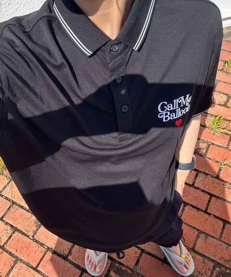balloon viscose polo shirt