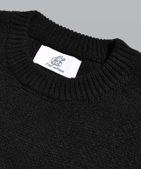balloon knit / Black