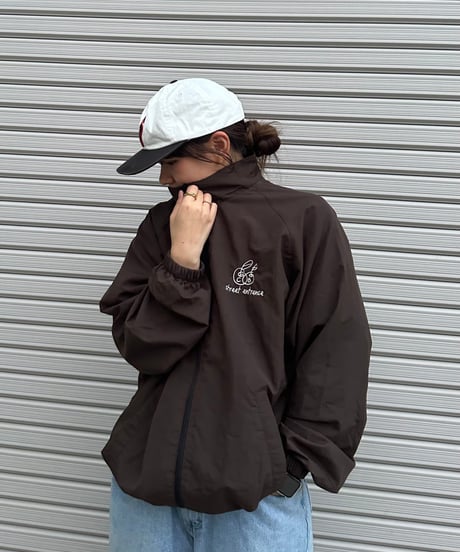 balloon nylon jacket  / Brown