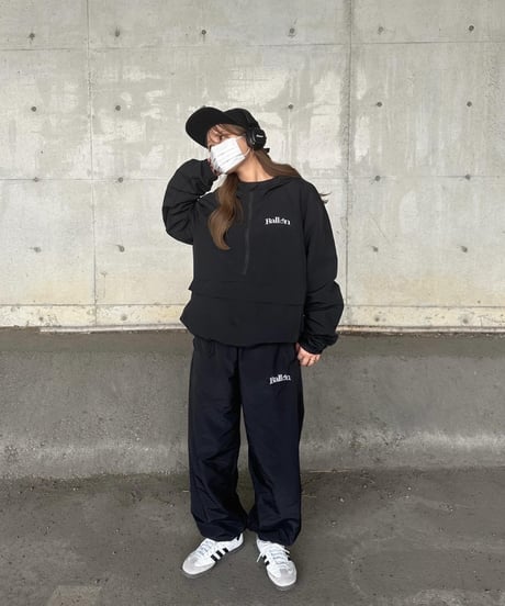 balloon nylon anorak jacket