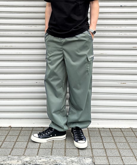 balloon easy wide cargo pants / khaki