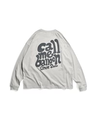 balloon long sleeve tee / Light Grey