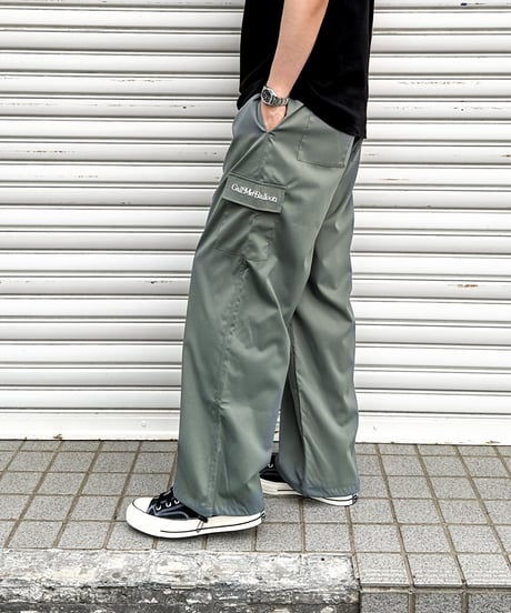 balloon easy wide cargo pants / khaki