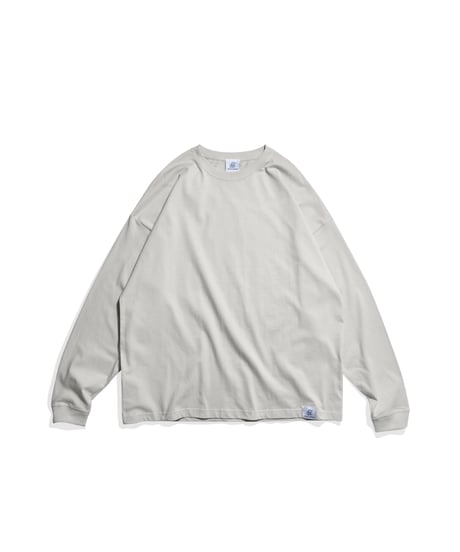 balloon long sleeve tee / Light Grey