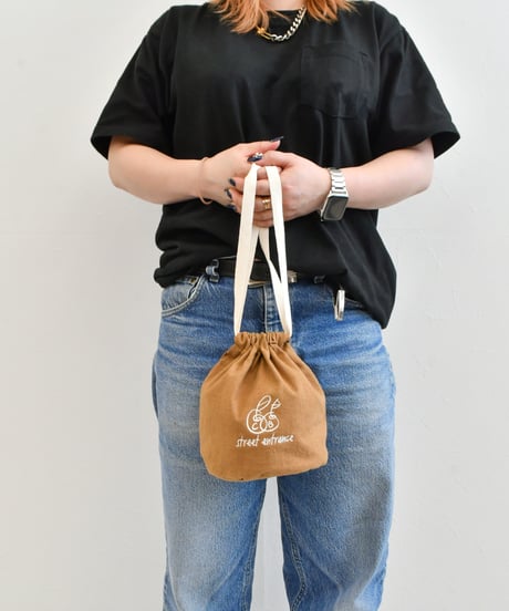 balloon drawstring pouch