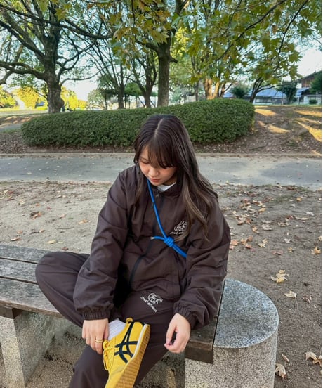 balloon nylon jacket  / Brown
