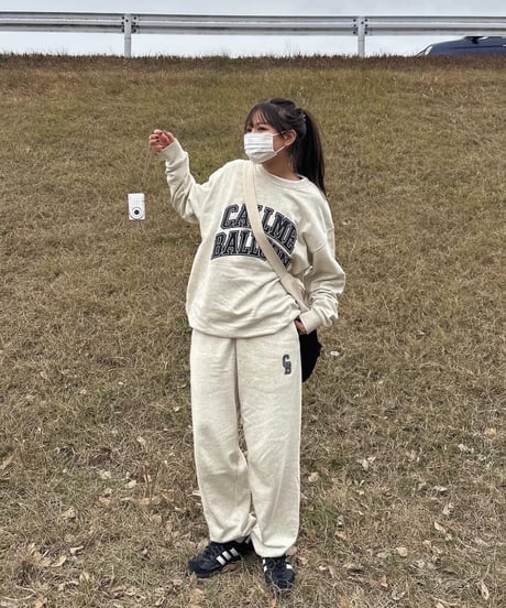 balloon logo sweat pants