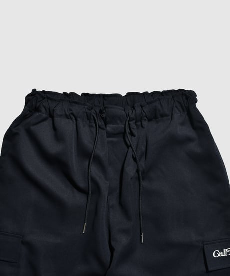 balloon easy wide cargo pants / navy