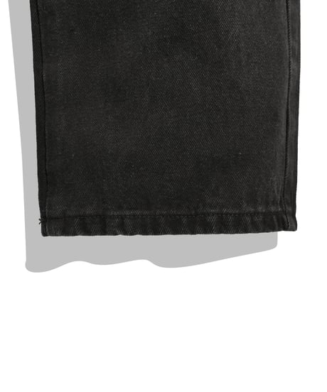 balloon denim pants / Black