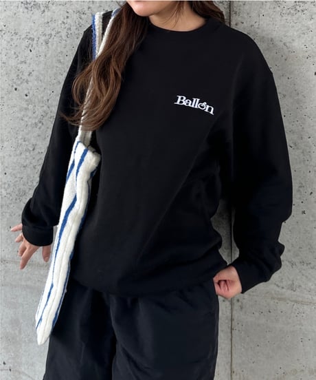 balloon logo crew sweat