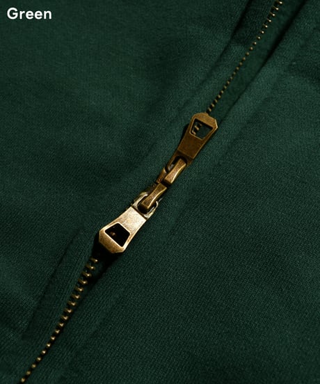 balloon logo box zip hoodie