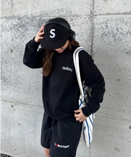 balloon logo crew sweat