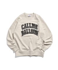 balloon logo crewneck sweat