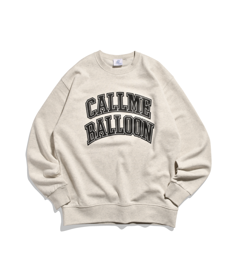 balloon logo crewneck sweat | callmeballoon