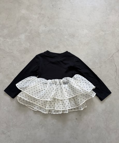 babu tulle dot top ．
