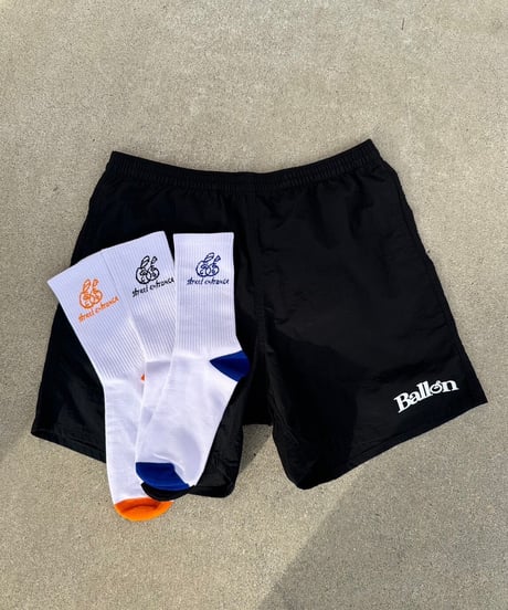 balloon logo socks