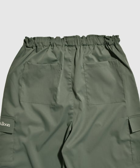 balloon easy wide cargo pants / khaki