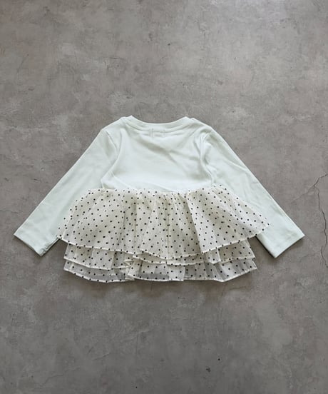 babu tulle dot top ．