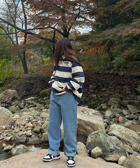 balloon denim pants / Blue