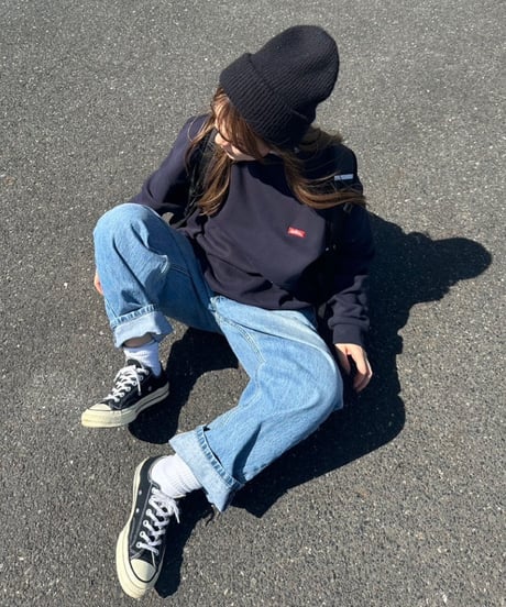 balloon small box logo crew sweat