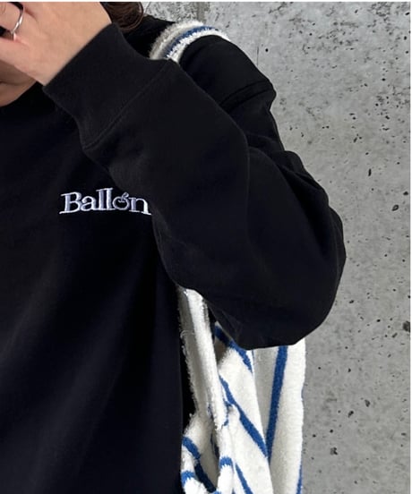 balloon logo crew sweat