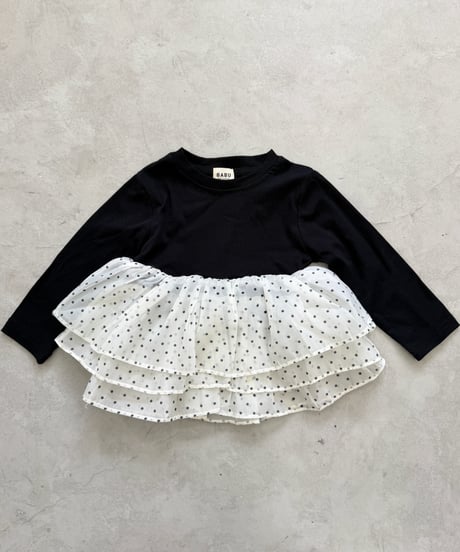 babu tulle dot top ．