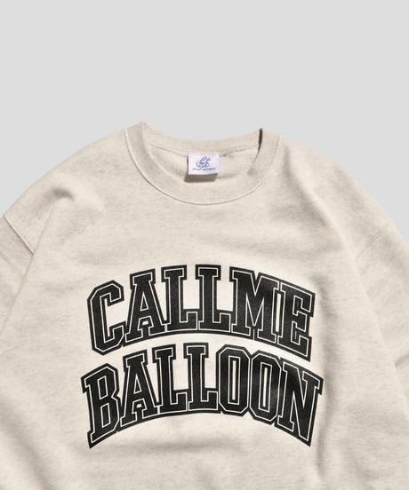 balloon logo crewneck sweat