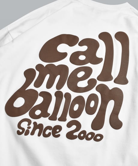balloon long sleeve tee / White