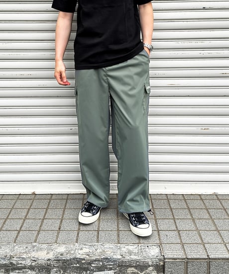 balloon easy wide cargo pants / khaki
