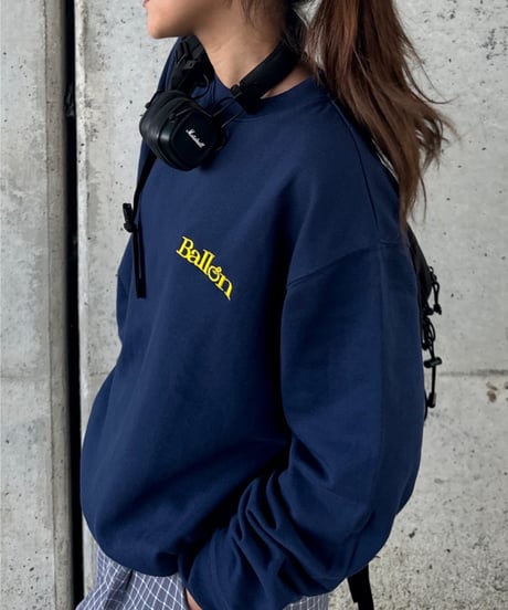 balloon logo crew sweat