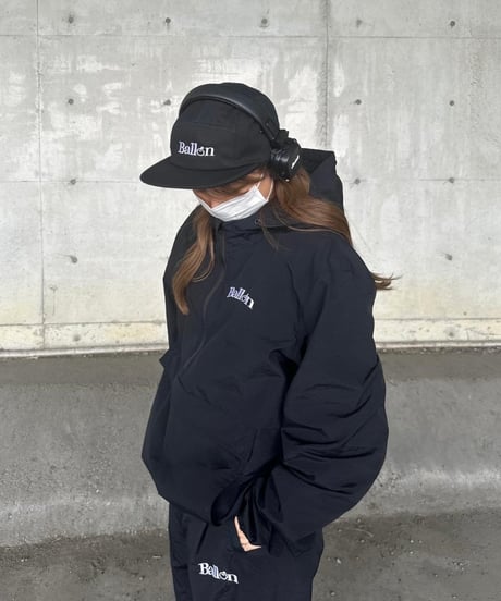 balloon nylon anorak jacket