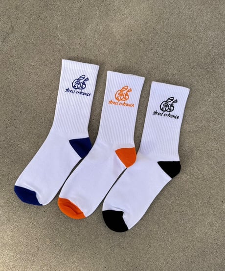 balloon logo socks